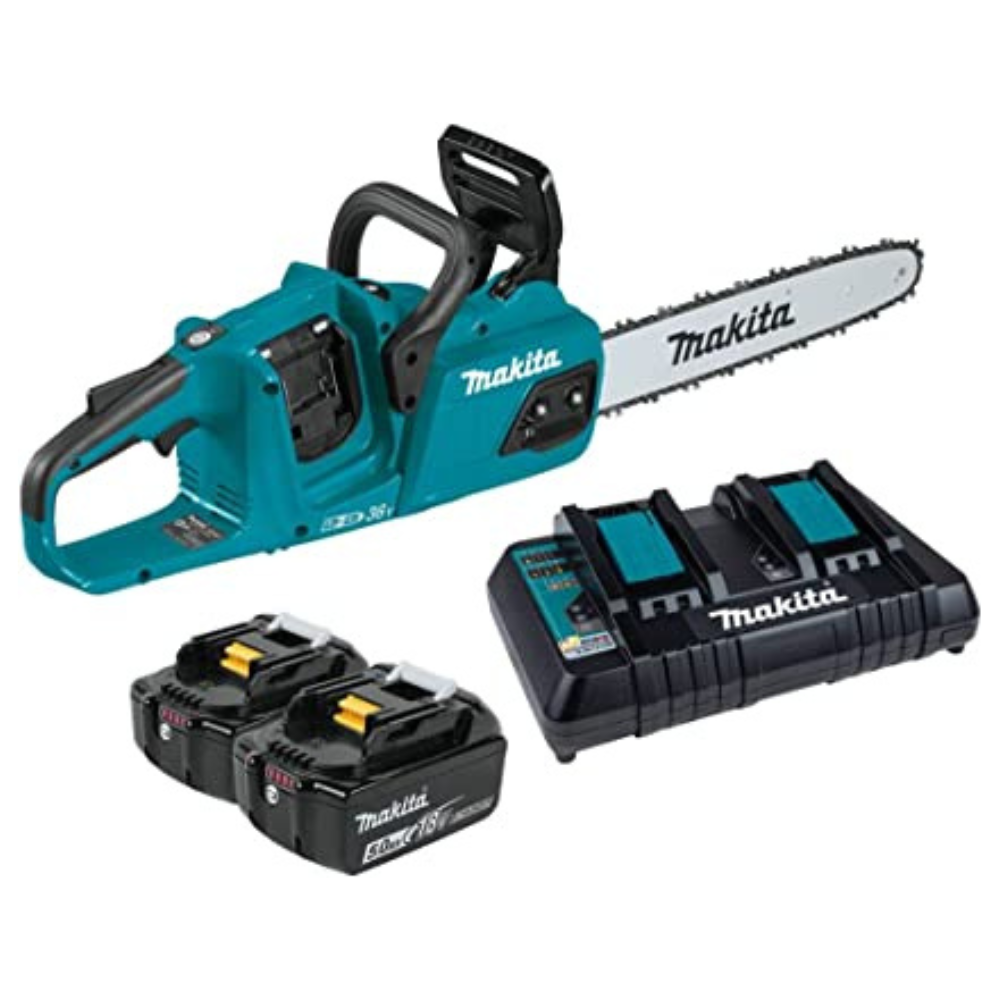 Makita XCU07PT 18V X2 (36V) LXT Lithium-Ion Brushless Cordless (5.0Ah) 14" Chain Saw Kit