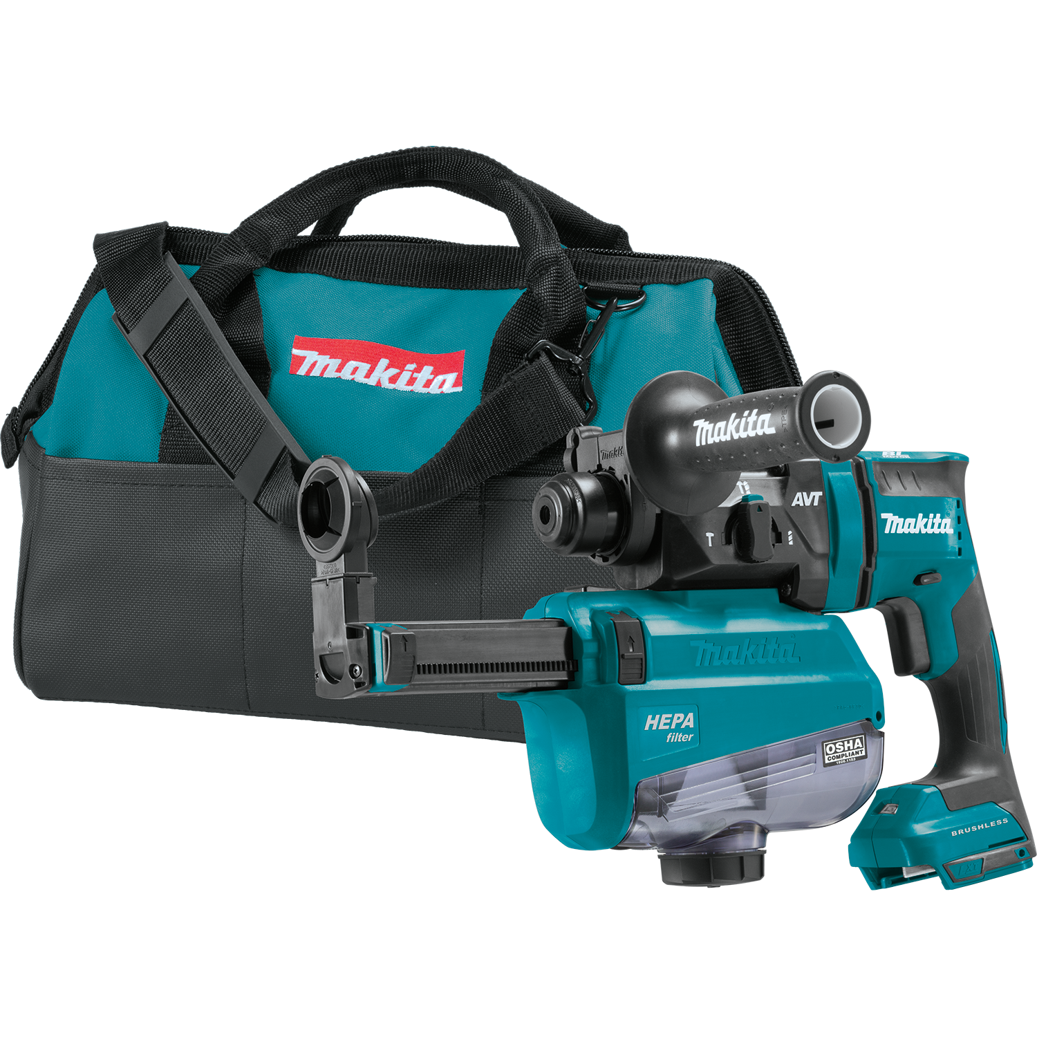 Makita Rotary Hammer w/ HEPA Dust Extractor, Tool Only OPEN BOX/DISPLA