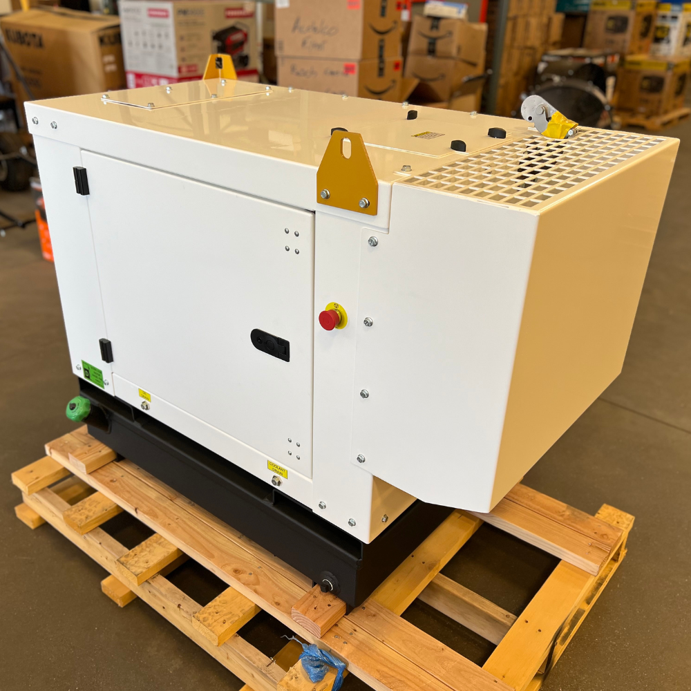 Kubota SQ10000 10kW Diesel Generator + 25 Gallon Fuel Tank