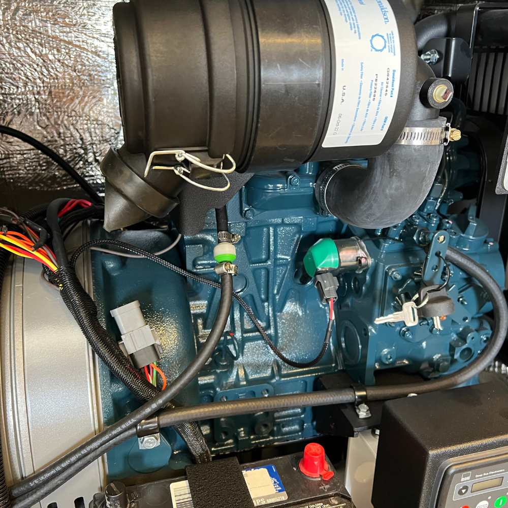 Kubota SQ10000 10kW Diesel Generator + 25 Gallon Fuel Tank