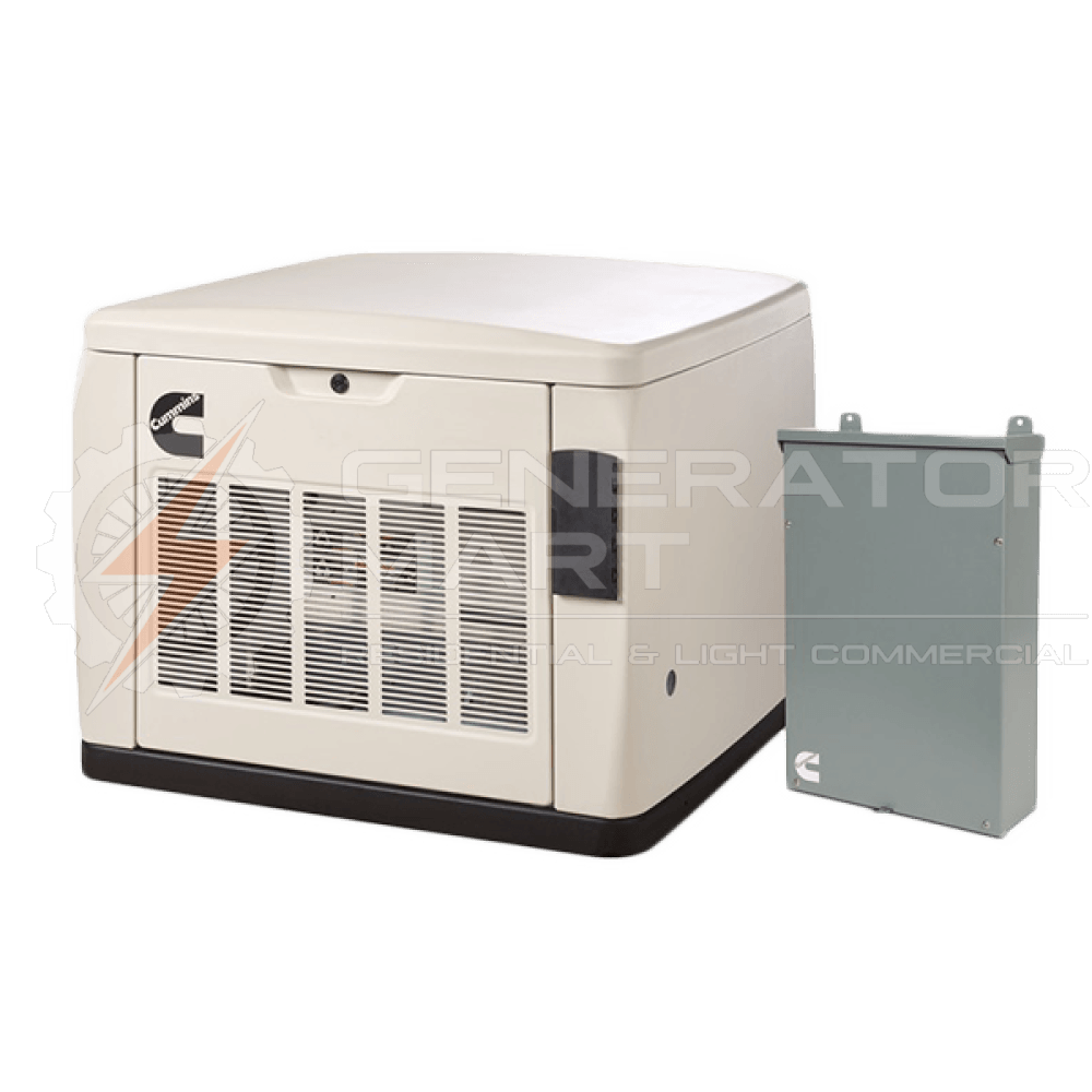 Cummins 20kW Home Standby Generator w 200 Amp Transfer Switch RS20AC