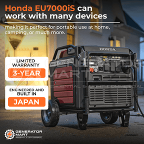 Honda 7000W Inverter Generator Eu7000Isnan
