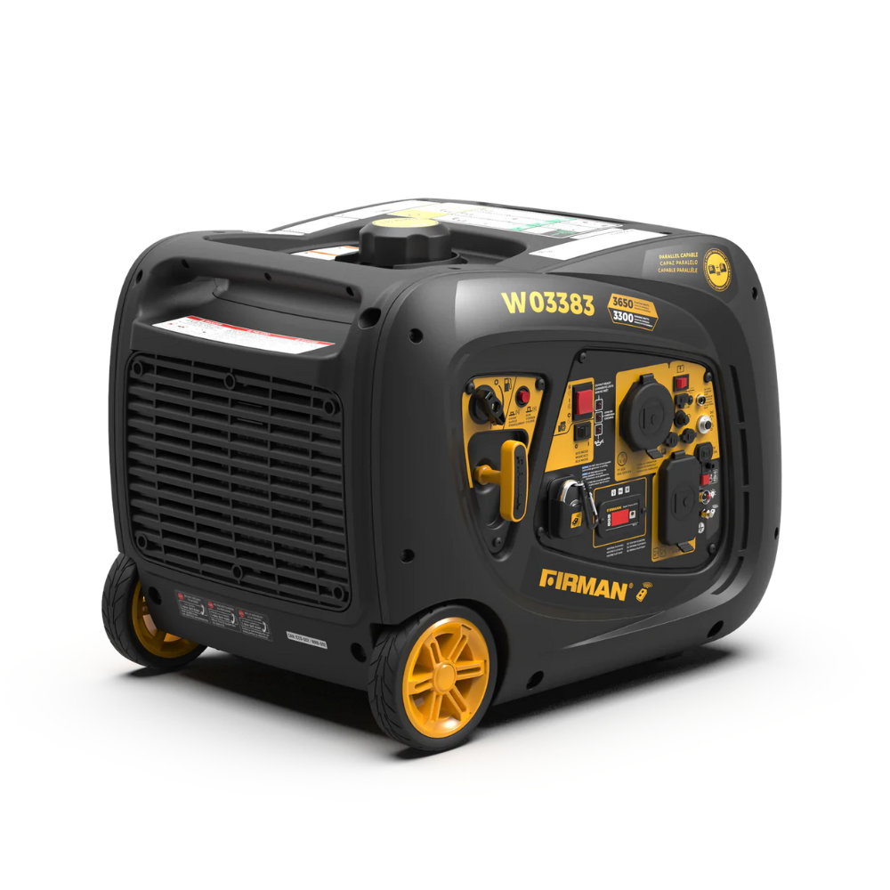 Firman Inverter 3650/3300W Remote Start Gasoline Powered Parallel Ready Portable Generator - DS-W03383