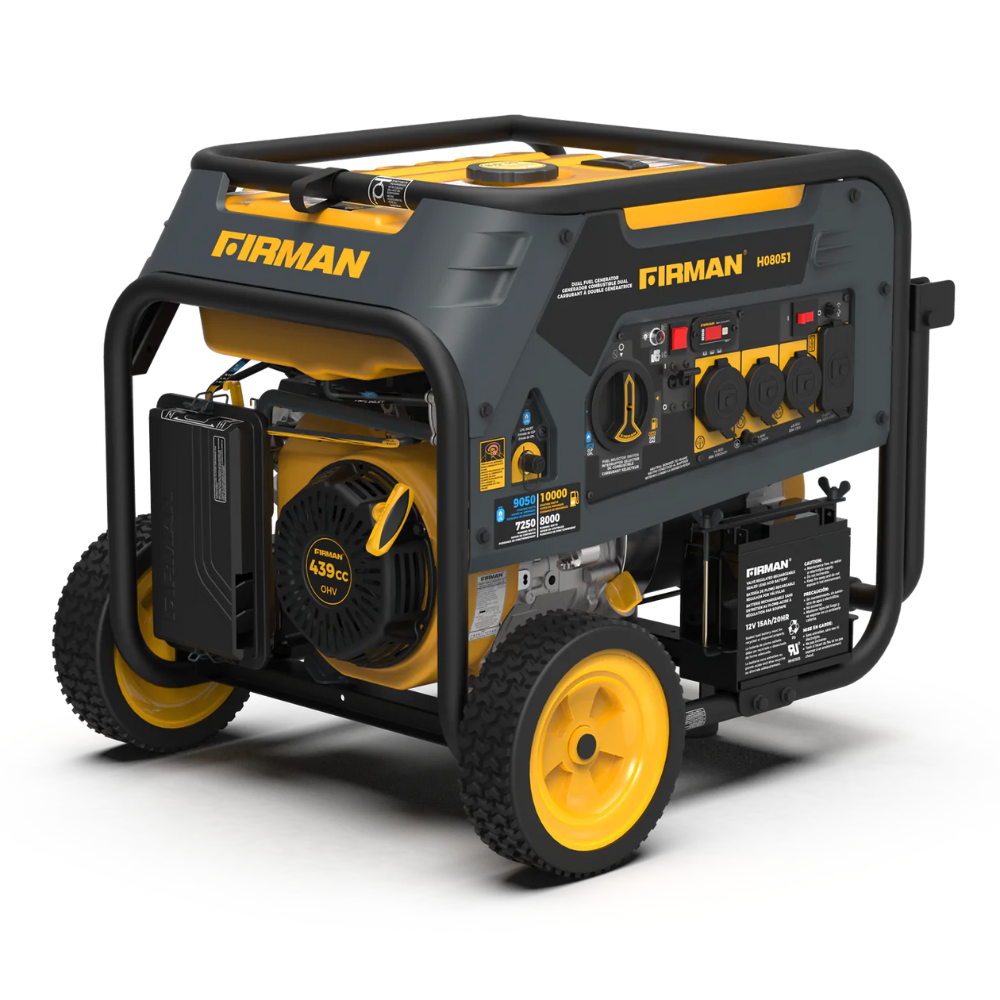 Propane outlet electric generator