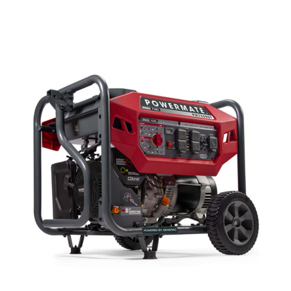 Powermate 7500 Watt Dual Fuel Portable Generator PM7500DF - DS-P0081800