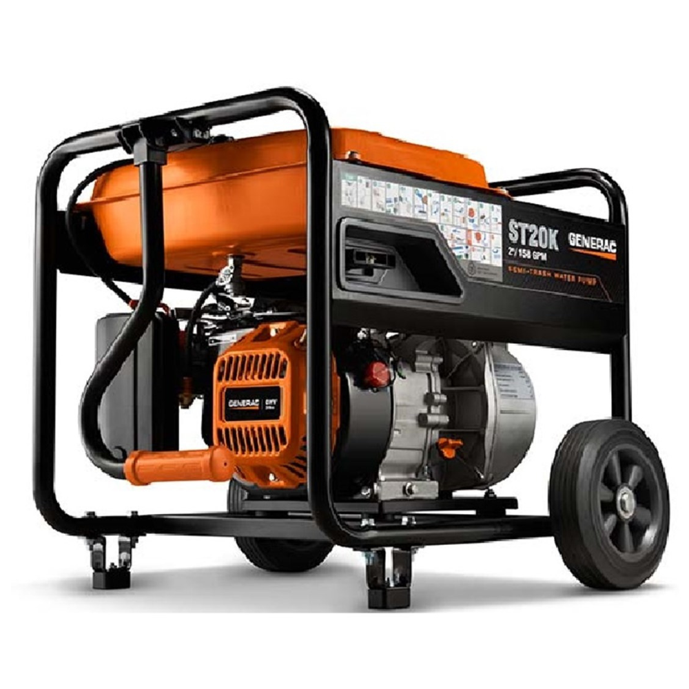 Generac Semi-Trash Water Pump with Hose and Wheel Kit - DS-6822