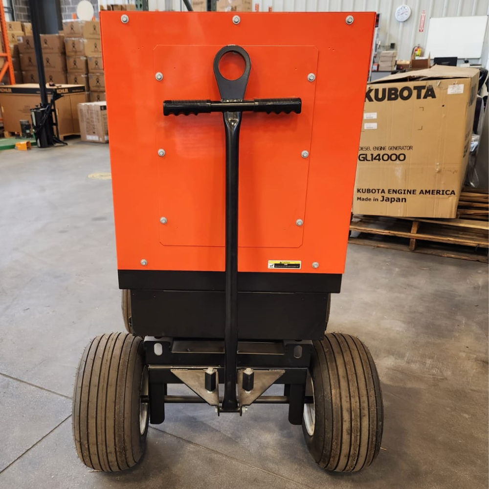 Kubota 14kW Portable Diesel Generator With 4 Wheel Transport Cart *S&D*