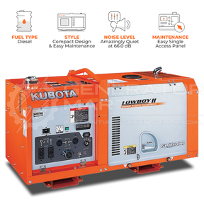 Kubota 11Kw Portable Diesel Generator- Gl11000-Usa
