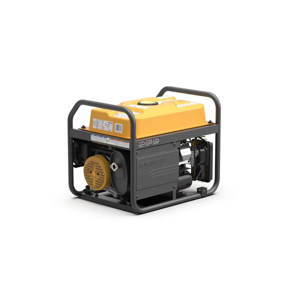 Firman Open Frame 4650/3650W Recoil Start Gasoline Powered Portable Generator - DS-P03607