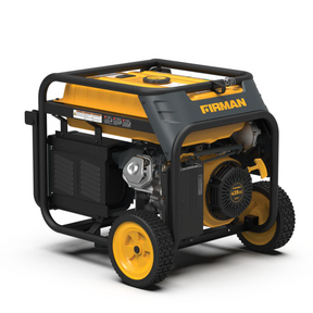 Firman Dual Fuel 7125/5700W Electric Start Gas or Propane Powered Portable Generator with Wheel Kit - DS-H05751