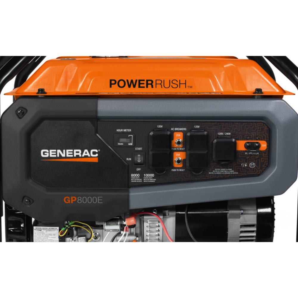 Generac Gp Series 8000E Portable Generator DS 7676