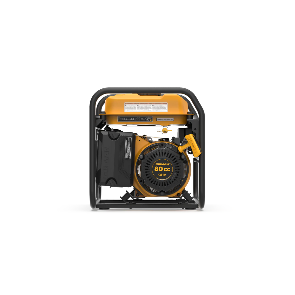 Firman Open Frame 1500/1200W Recoil Gasoline Powered Portable Generator - DS-P01201