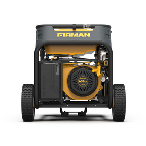 Firman Dual Fuel 10000/8000W Electric Start Gas or Propane Powered Portable Generator with Wheel Kit - DS-H08051