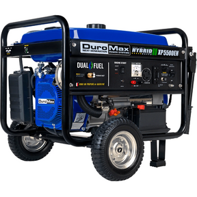DuroMax 5500W Portable Generator, Dual Fuel- DS-XP5500EH