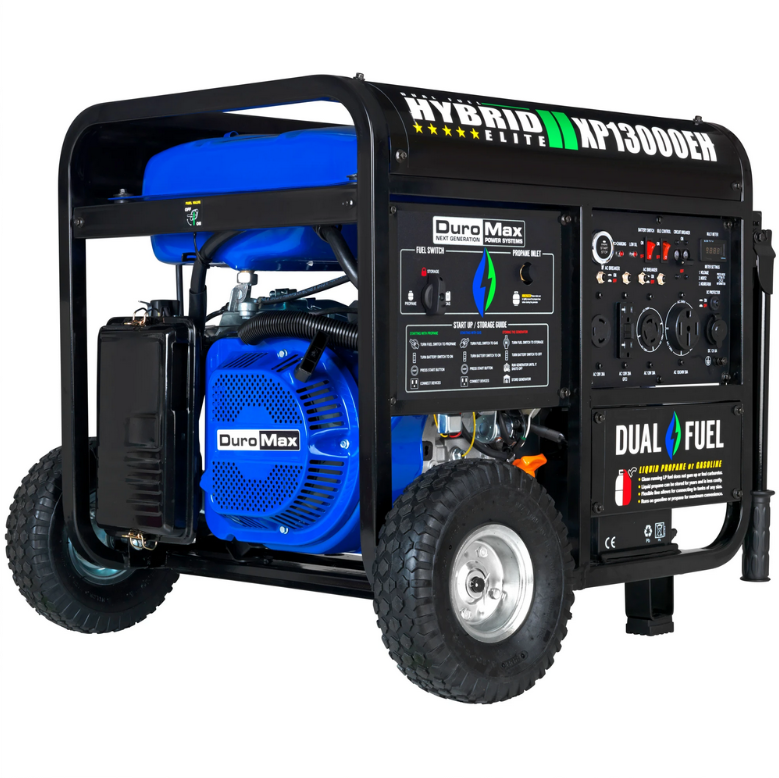 DuroMax 13000W Portable Generator, Dual Fuel- DS-XP13000EH
