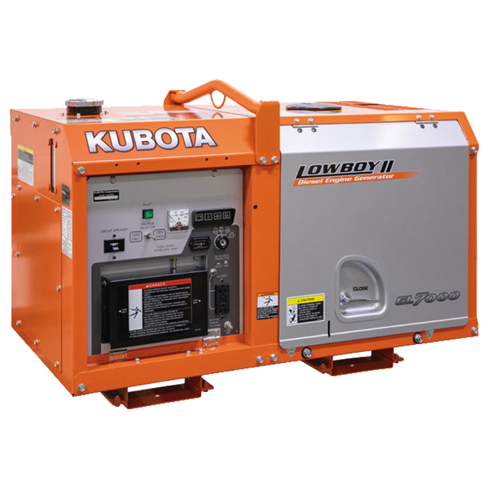 Kubota 7000W Portable Diesel Generator, Terminal- GL7000-TM