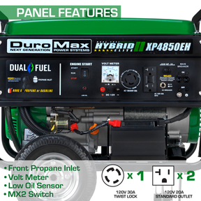DuroMax 4850W Portable Generator- XP4850EH