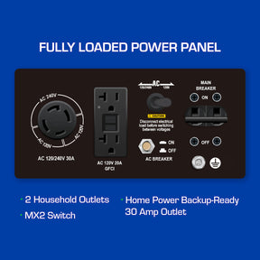 DuroMax 5500W Portable Generator, Dual Fuel- DS-XP5500EH