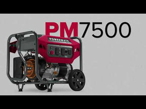 Powermate- 7,500 Watt Portable Generator- PM7500